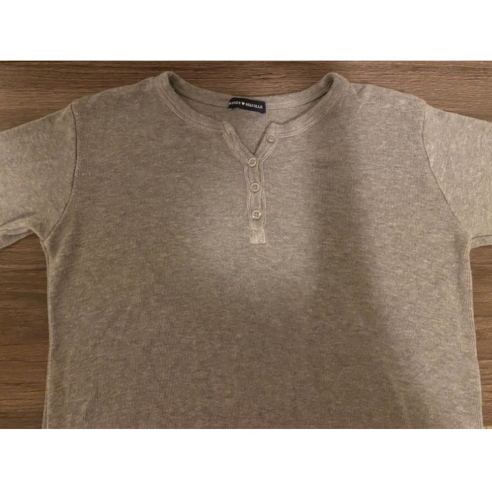 brandy melville light gray long sleeve